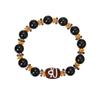 Putuo Mountain Lucky Ash Glazed , Five Elements Duobao Gold Swallowing Beast , Dzi Bead Agate 