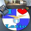 Lazio Football Club Emblem Round Rug for Livingroom,Bedroom, Palyroom, Chair Rug, Area rug, Circle Carpet, Fan Christmas gift