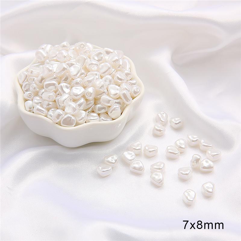 Irregular ABS Imitation Pearls Beads Acrylic Loose Beads for Jewelry Making DIY Necklace Earrings Hairclip Bracelet Necklace