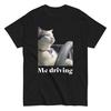 Driving Cat Meme T-Shirt
