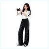 MJ STYLE Women's Summer Cooling Straight-Leg Parachute Pants