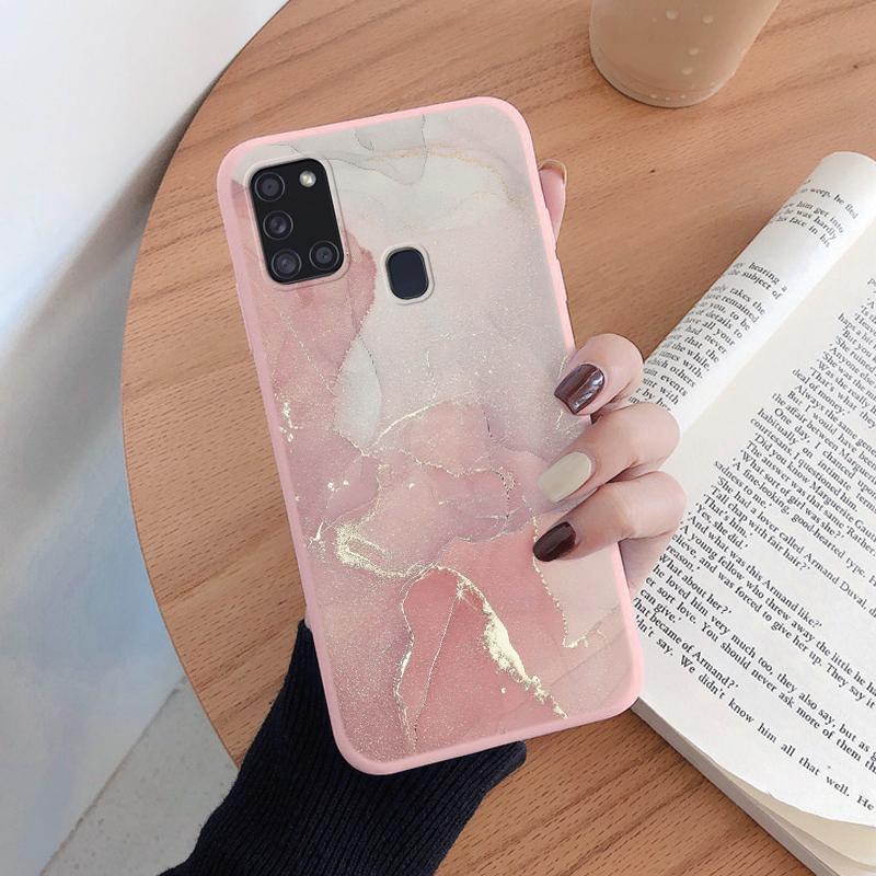 For Samsung Galaxy A21S A50 A51 A52 A32 A31 Phone Case Fashion Leopard Print Pattern Soft Silicone Fundas Protective Cover Shell