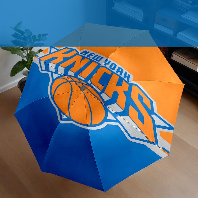 Knicks Logo Umbrella 8-Frame for Travel, Camping, Casual Lightweight Portable Umbrella, Essential for Every Family Holidays Gift
