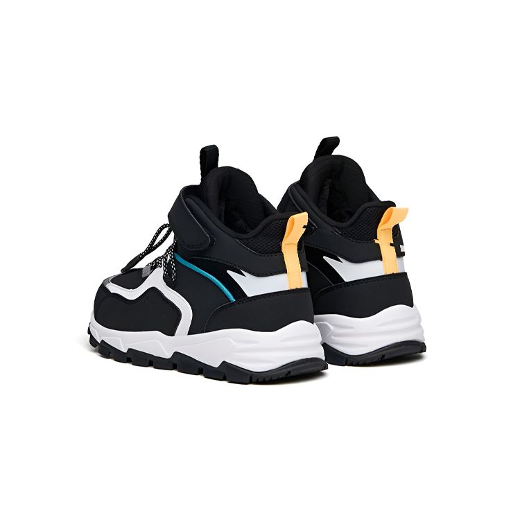 Anta Kids Comfortable Daily Non-Slip Wear-Resistant Warm Casual Shoes Kids Casual Shoes Black White Gray A312149961-1