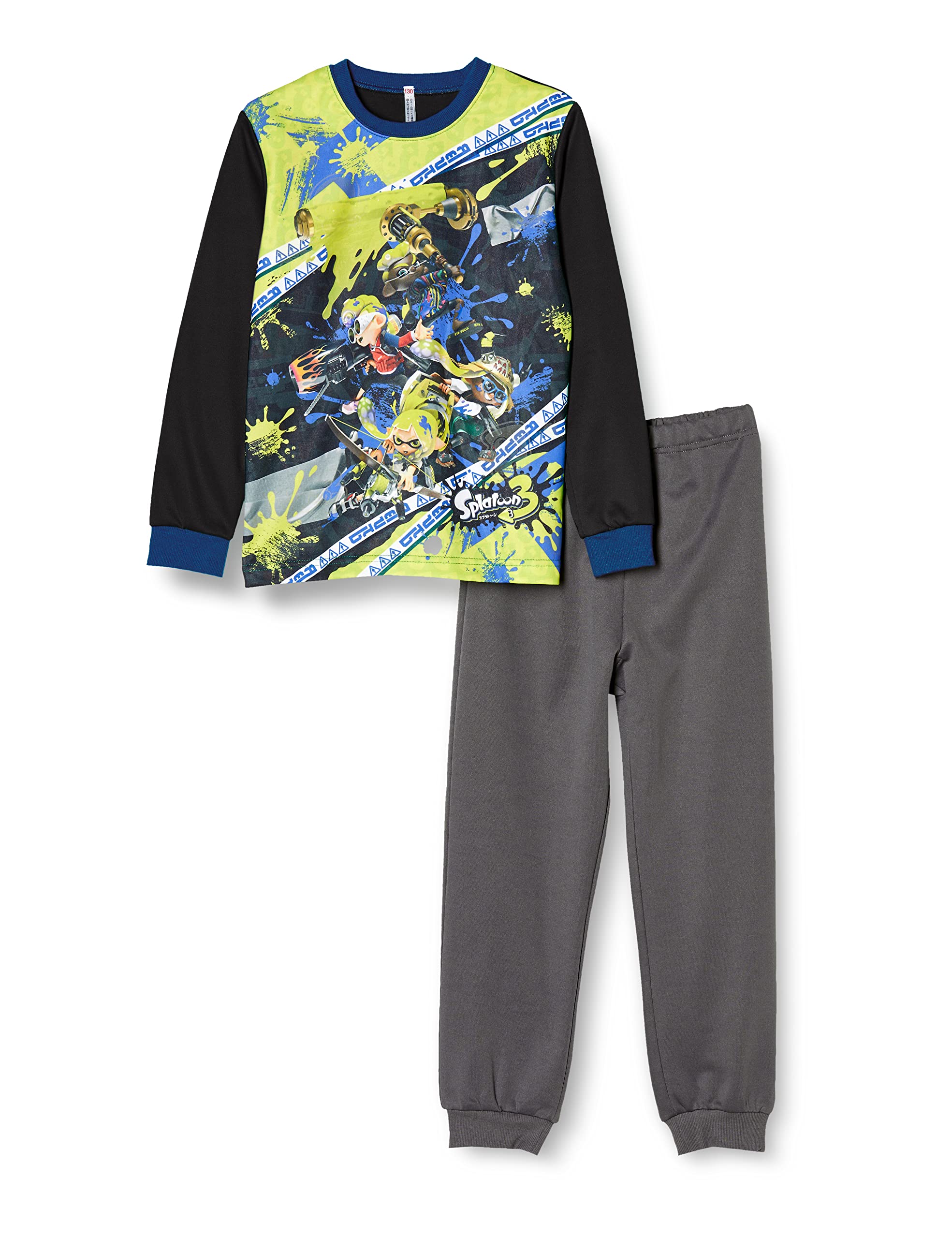 Splatoon 3 Cardboard Knit Pajamas A 551 [Bandai] Glow-in-the-Dark чёрный