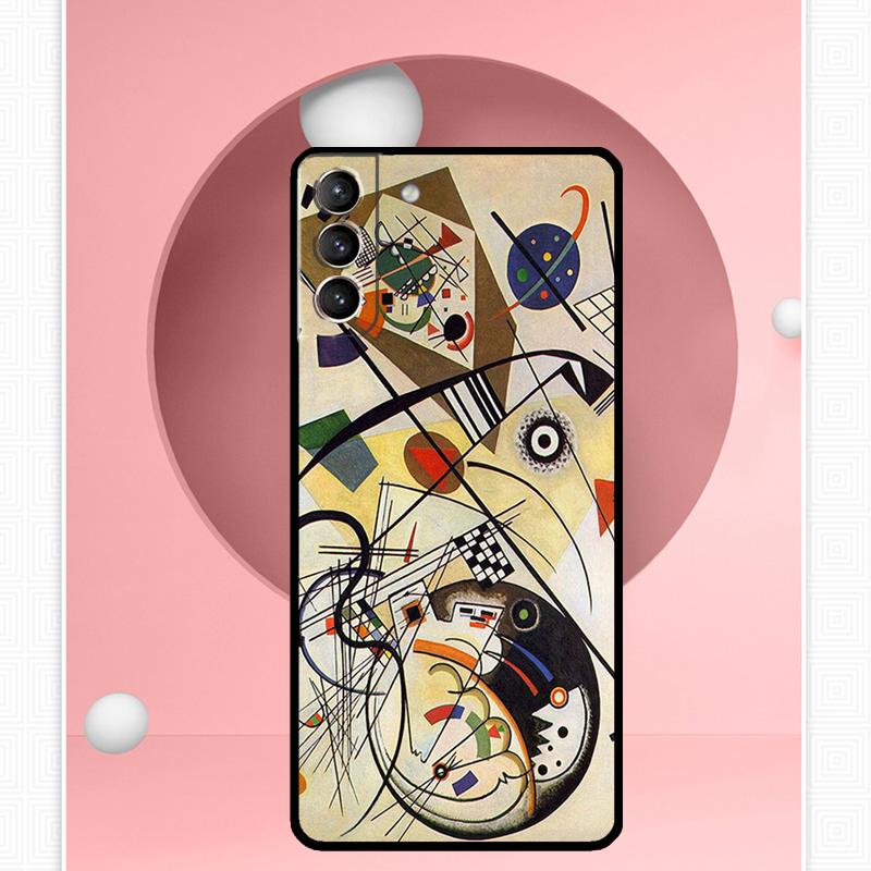 Wassily Kandinsky Abstract Case For Samsung Galaxy S25 Ultra S20 S21 S22 S23 S24 Ultra S9 S10 Plus S25 FE Cover Funda