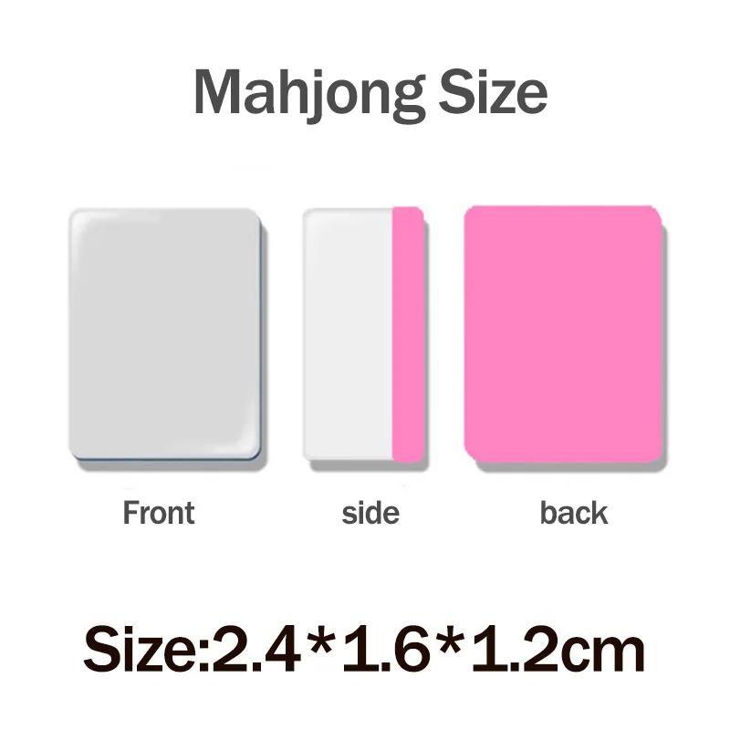 64 Blocks Seaside Escape Mahjong Game Tiktok Popular Game Double With Pattern Of Flag Play Party Puzzle Toy Fun Game Gift