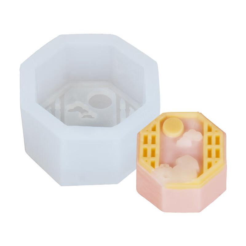 Mid-Autumn Festival Moon Rabbit Mooncake Silicone Mold Set