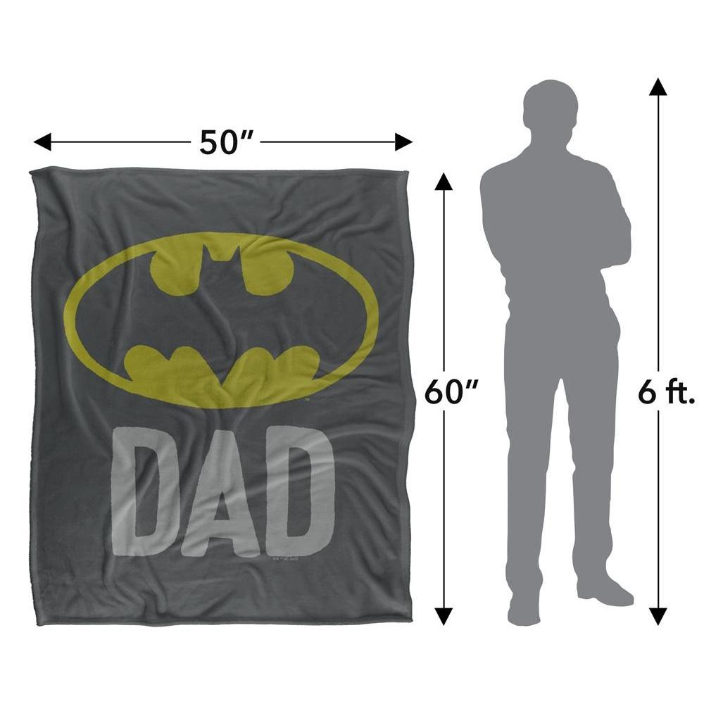 Batman Dad Logo Blanket