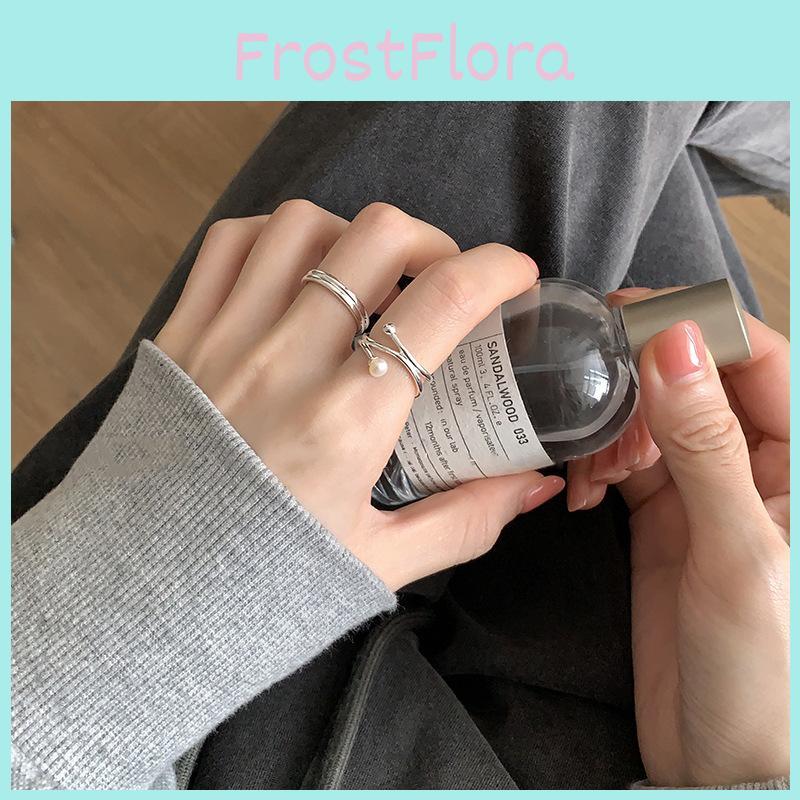 Fashionable Minimalist Geometric Ring For Women Chic Adjustable Copper Jewelry Piece