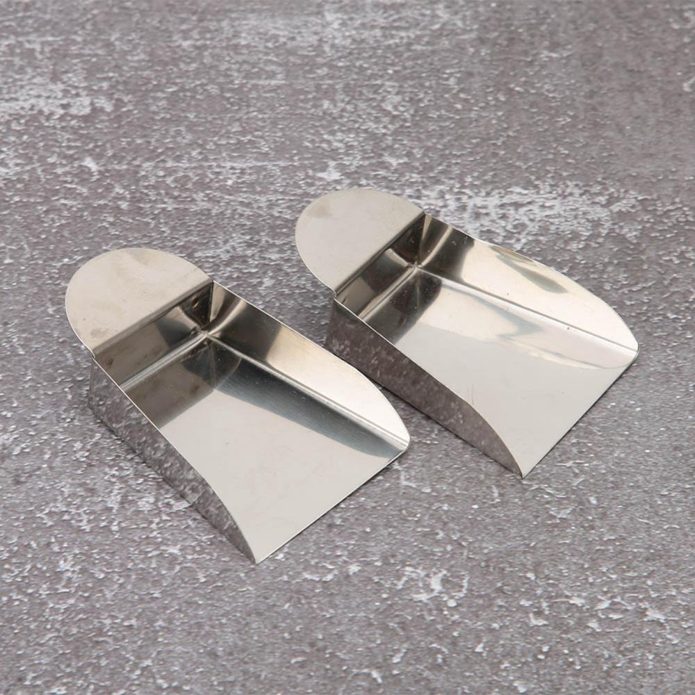 2pcs Small Size Mini Shovel Stainless Steel Bead Scoop Portable Jewelry Scoop Gemstone Sorting