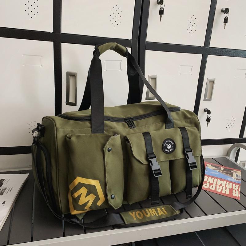 Men's Large Capacity Travel Backpack and Gym Bag with Wet/Dry Separation