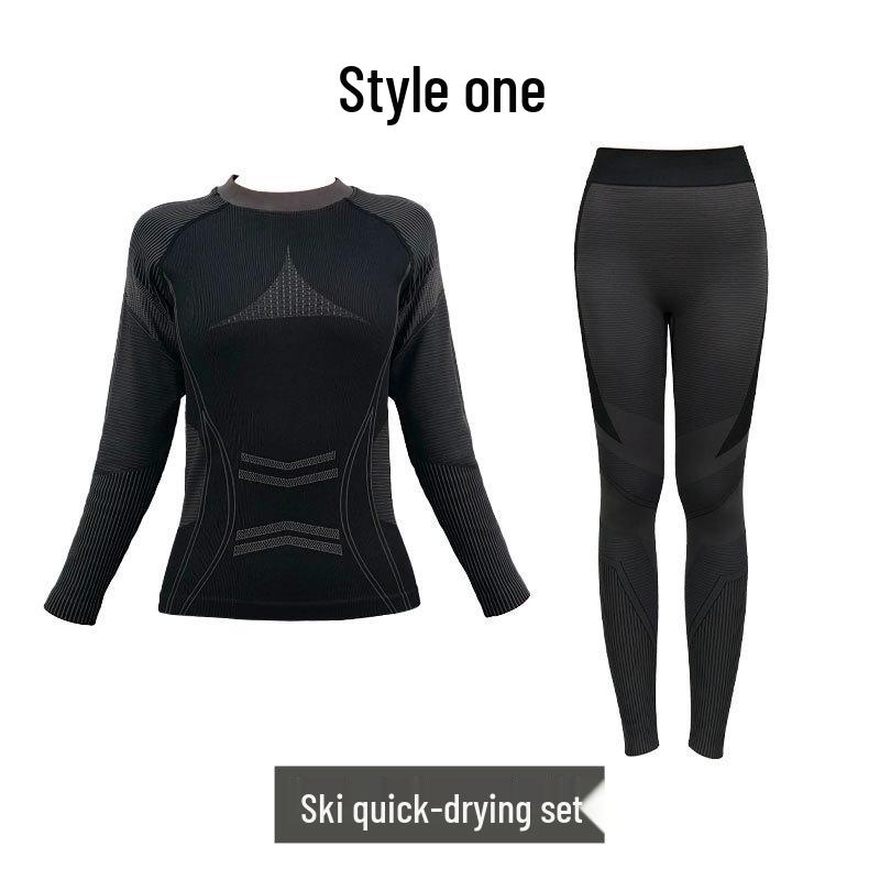 Quick-Dry Thermal Ski Compression Underwear: Breathable, Moisture-Wicking, and Warm for Autumn and Winter