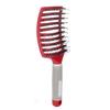 Curved Vent Styling Hair Brush Professional Paddle Detangler Detangling Brush for Wet Dry Curly Thick Straight HairRed