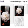 För Honor Magic V Flip 5G Glas IMAK Hydrogel Film 4:e Generationen Huvudskärm + Andra skärmen 1 Set Paket