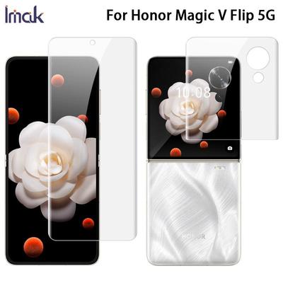 For Honor Magic V Flip 5G Szkło IMAK Hydrożelowa Folia 4. generacji Główny ekran + Drugi ekran 1 Zestaw Opakowanie