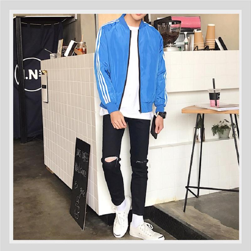 Summer New Men's Lightweight Sunscreen Jacket With Classic Baseball Uniform Style
