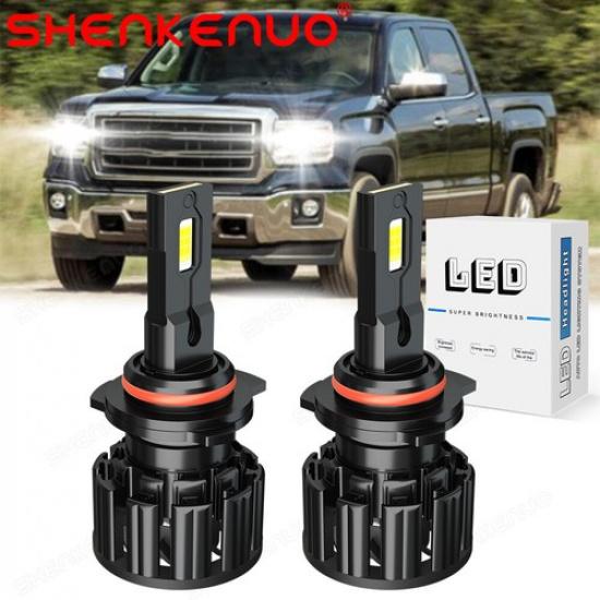 9012 LED Headlight Bulb for 2014 2015 GMC Sierra 1500 SLE Crew Cab Pickup 4-Door