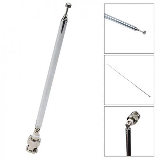 Scanner Antenna Telescopic BNC 7 Sections BNC Male Connector For Bingfu Radio