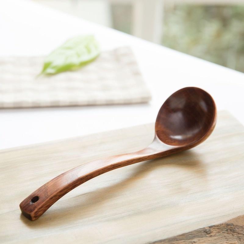1 bucă 25 cm lingură creativă din lemn, instrument de bucătărie pentru gătit