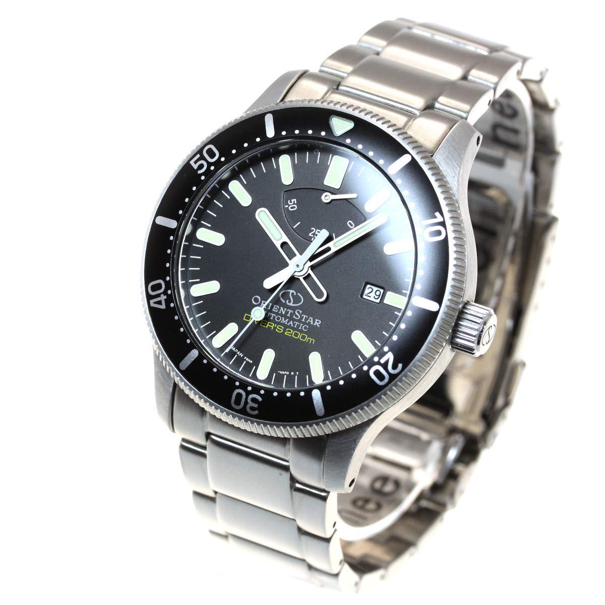 

[Orient Star] Автоматичний годинник ORIENT STAR 200m Diver Механічний силіконовий ремінець у комплекті Водонепроникний для 200m Air Diving RK-AU0309B Чоловічий чорний