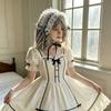 Fashion Lolitas Headbands Soft Durability Lolitas Lace Bows Hair Band With Music Notes for Costume Event