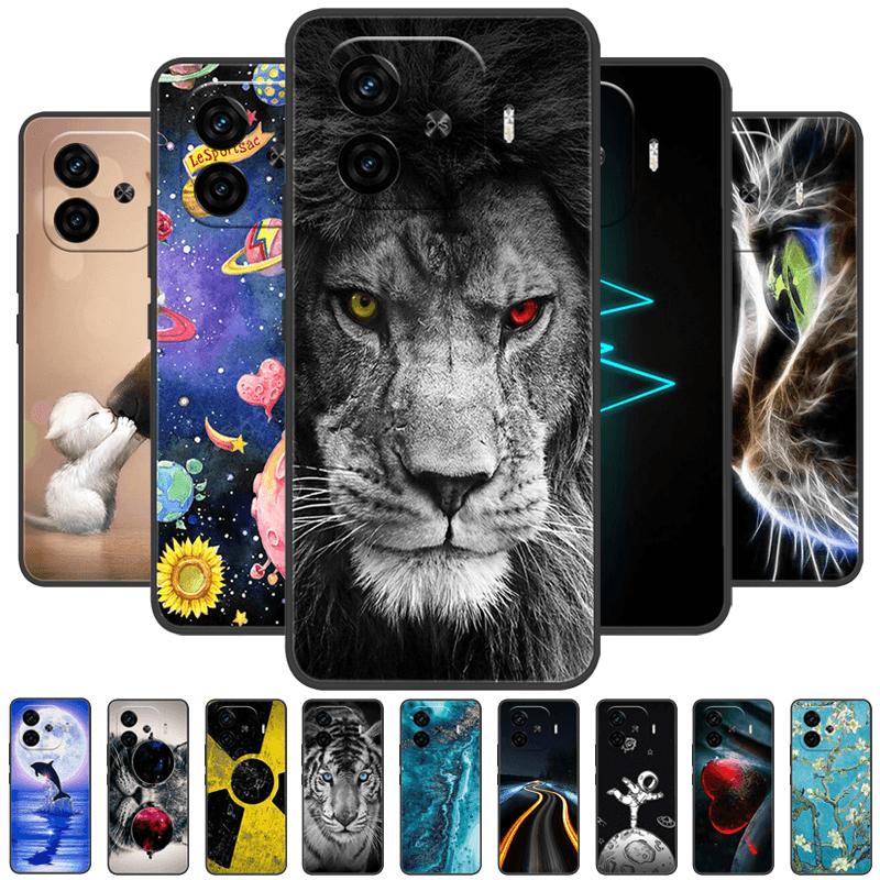 Pour Vivo iQOO Z9 Turbo Coque Z9 Turbo Plus Z9 Turbo+ Cool Silicone TPU Housse de Téléphone Pour VIVO iQOO Z9 Chine 5G Coque Y200 GT Pare-chocs