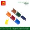 Nietoksyczne 90 szt./partia 4865 Panel Ścienny Klocki Budowlane Akcesoria do Siedziska Moc Kompatybilne z Brick Diy Zabawki dla Dzieci Montaż Pudełko Prezentowe