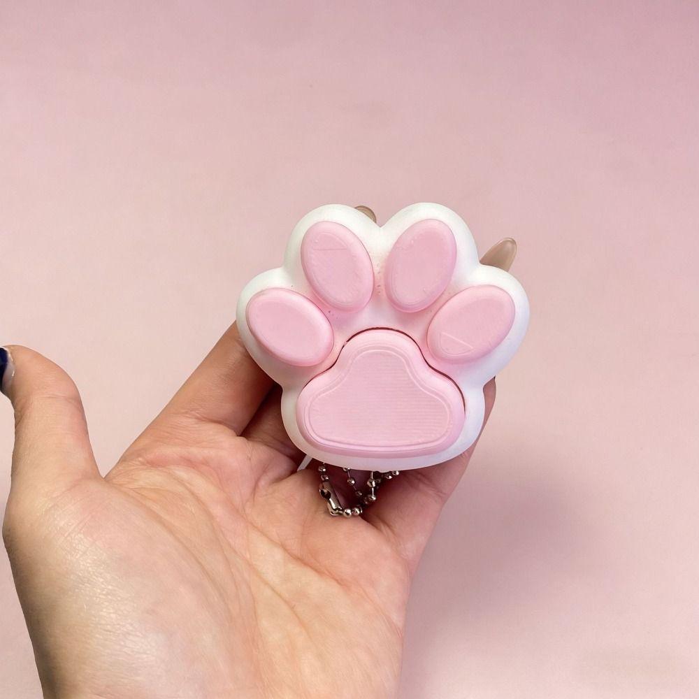 Relief Stress Cat Paw Press Toy Cat's Paw Shape Bag Charm Funny Pinch Toy  Gift Giving
