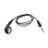 3.5mm Single Side Wired Earphone Music Sports 45cm 3 Colors - Black