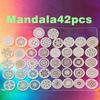42/35pcs Mandala Stencil Set Reusable Plastic Templates for Rock Painting DIY Crafts Scrapbooking Home Decor Easy to Use
