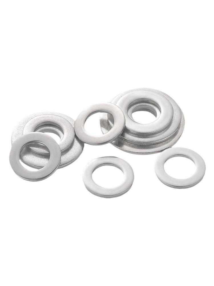 304 Stainless Steel Enlarged Flat Washer Ring (Sizes: M1.6-M22)