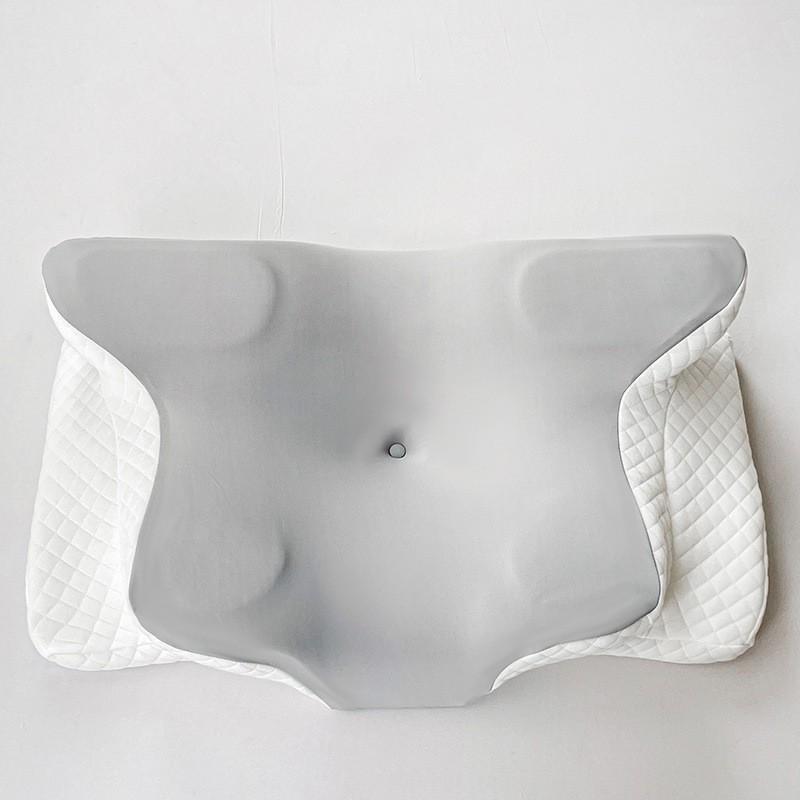 Butterfly Shape Memory Foam Pillow Side Sleepers Adults Neck Support Medium Firmness Ergonomic Contour