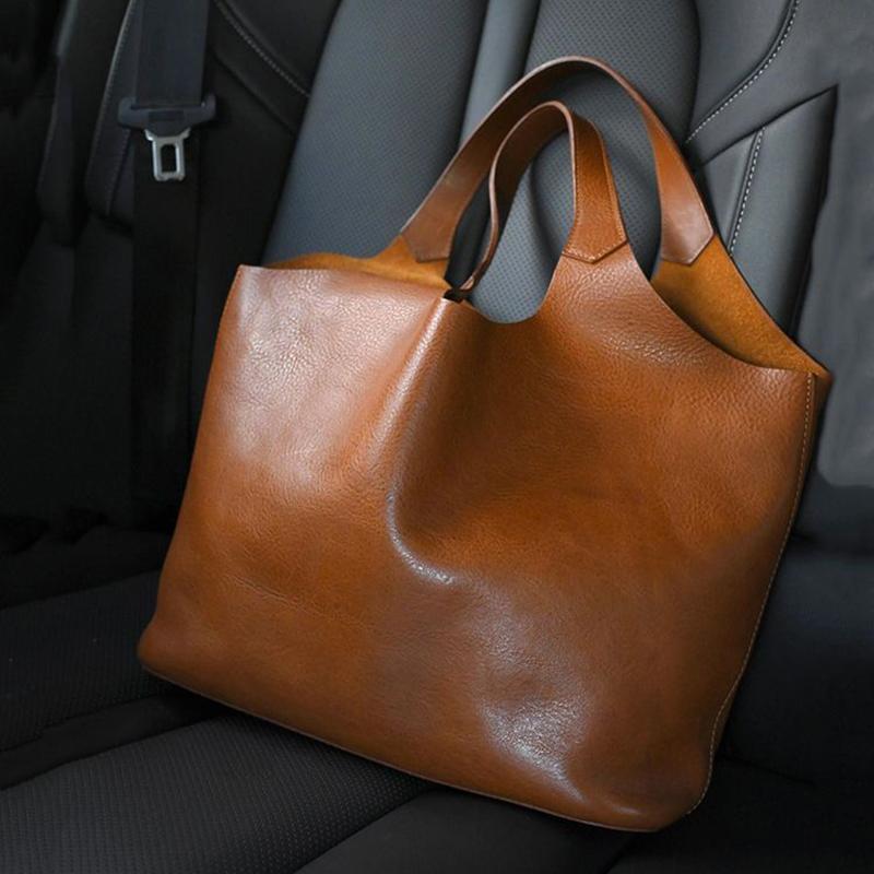 Yogodlns PU Leather Tote Bags For Women Luxury Designer Handbag Purses Large Capacity Underarm Shoulder Bag