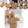 Adorable Teddy Bear Hanging Pendant High-quality Plush Material 15cm Size