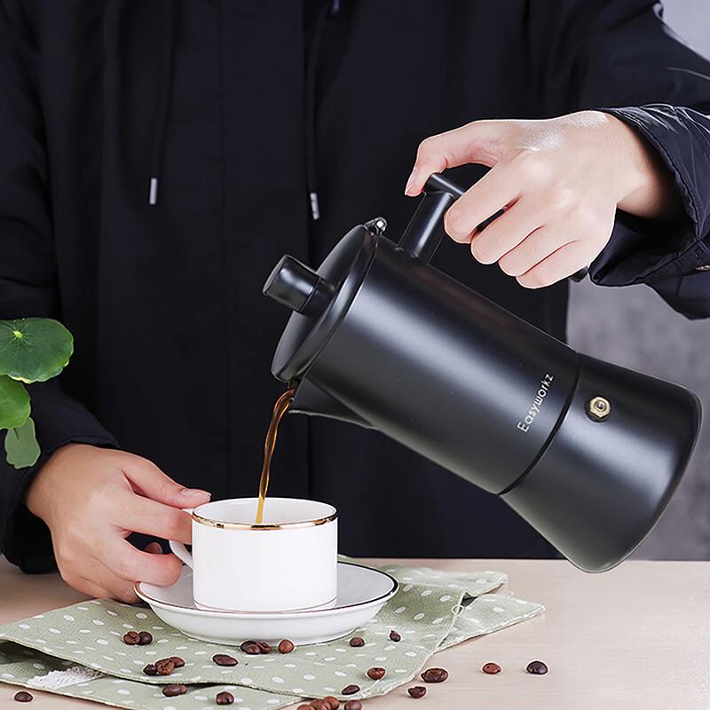 Stainless Steel Italian Moka Pot Coffee Maker