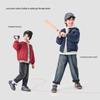 Boys' Casual Baseball-Collar Padded Winter Jacket