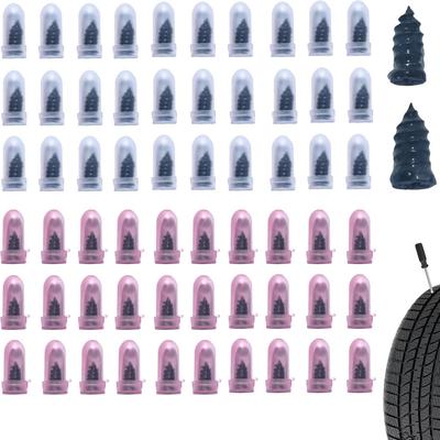 Tire Repair Rubber Nail, Vacuum Tire Repair Kits Spiral Rubber Screws, Fast Self-Service Tool for Car, Truck, Motorcycle, Tractor Tire Puncture Repair