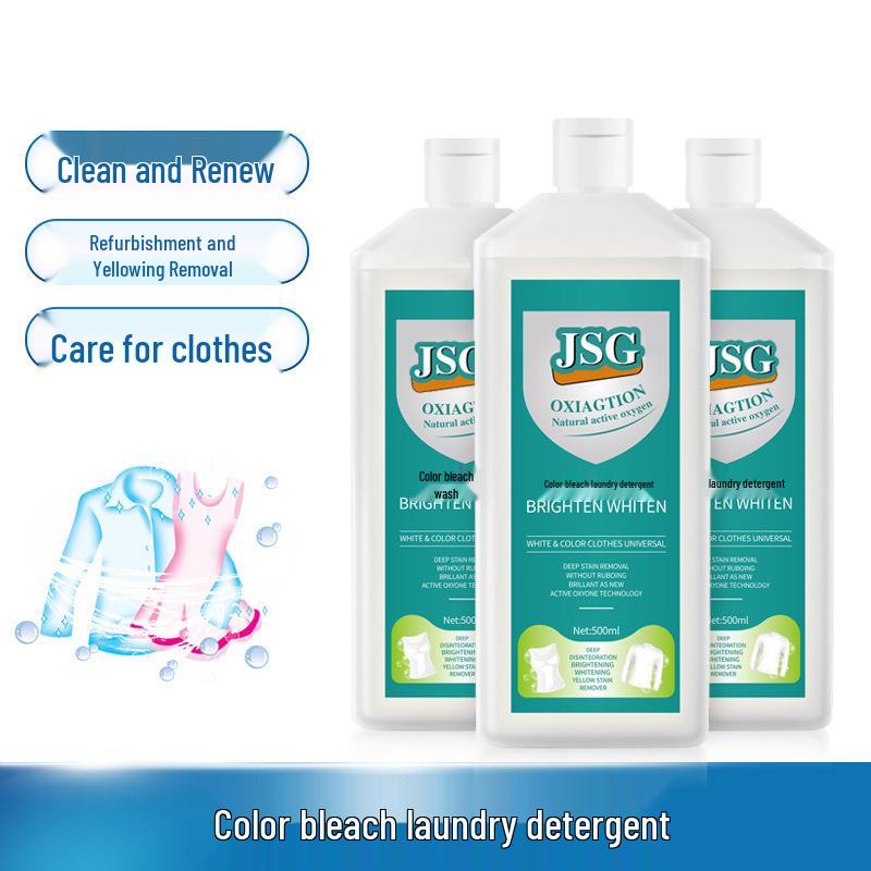Universal Color-Safe Bleach: Stain & Yellowing Remover, Whitens & Brightens Colored Clothes