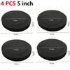 4 PCS NEW 4/5/6.5 Inch Car Speaker Ring Bass Door Trim Sound Insulation Cotton Audio Speaker Sound Self Adhesive Insulation RingGood product