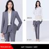 Women's Blue Suit Set for College Students: Spring/Autumn Interview & Professional Wear