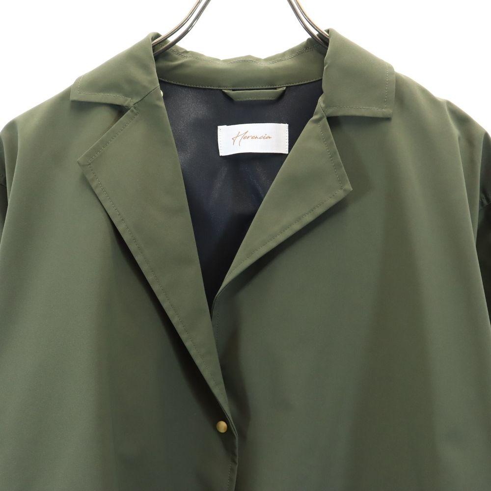 Herencia Long sleeve coat 38 Green system Women Used