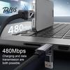 Talos Multi-Level High-Power Data Cable, Fast Charging Up To 100W, USB Type-C 8-Pin Charger Cable with Real-Time Digital Display, Durable Braided for