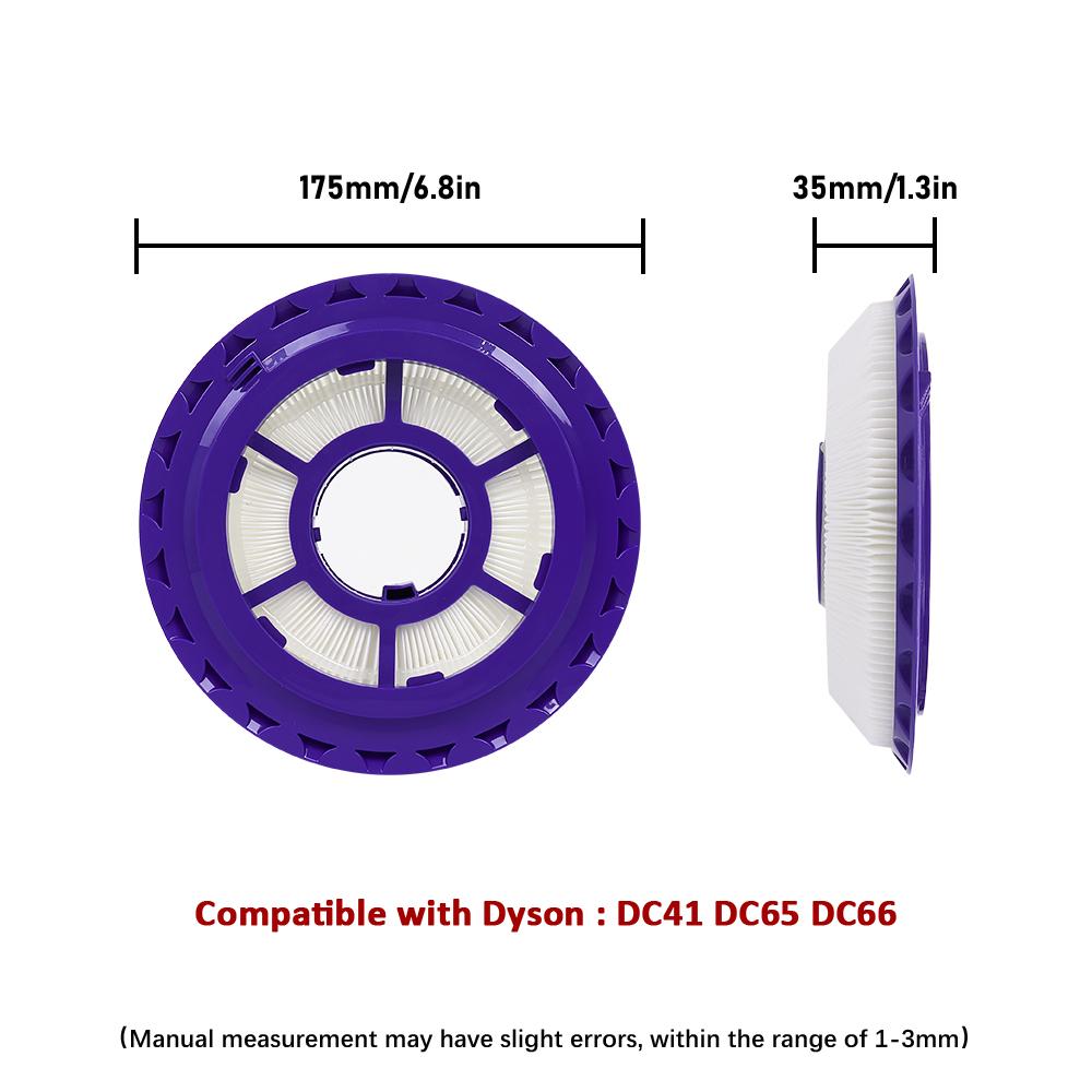 HEPA Post Filters Replace For Dyson DC41 DC65 DC66 UP13 UP20 Animal Vacuum Cleaner Part HEPA Filter Spare Parts Accessories