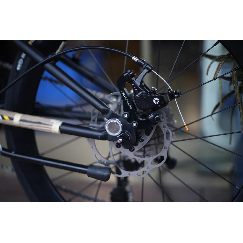 SILVEROCK Frame Rear Triangle Rotor Adapter 140mm for Storm P8 Blast Vigor 412 Folding Bike Convert V Brake to Disc Brake