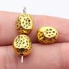 Twisted-Pattern Small-Hole Spacer Beads Mini Antique Bronze Silver Jewelry Making String Beads Separator