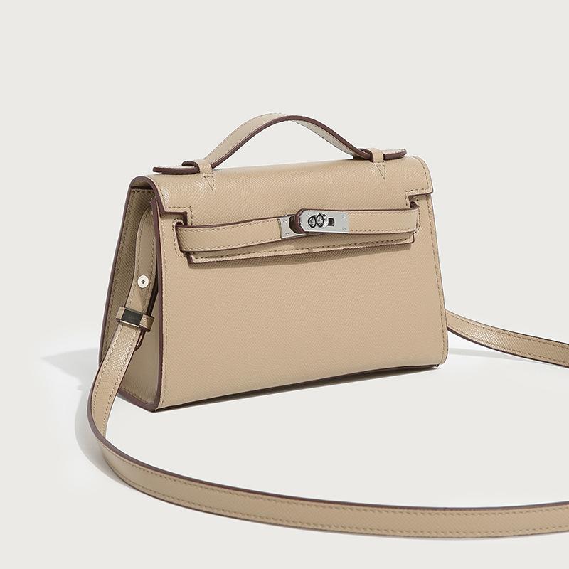 Geantă Pătrată Mică Navetă Simplă La Modă și Clasică Versatilă Pe Un Umăr Înclinată Peste Corp Geantă de Dama de Mână Senzație High-End