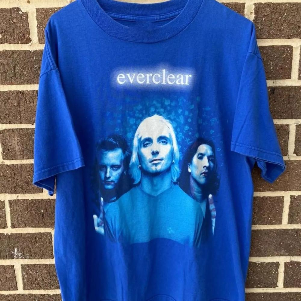 

Vtg Members Of Everclear Band Heavy Cotton Blue All Size Unisex Shirt Unisex T-Shirt XXL
