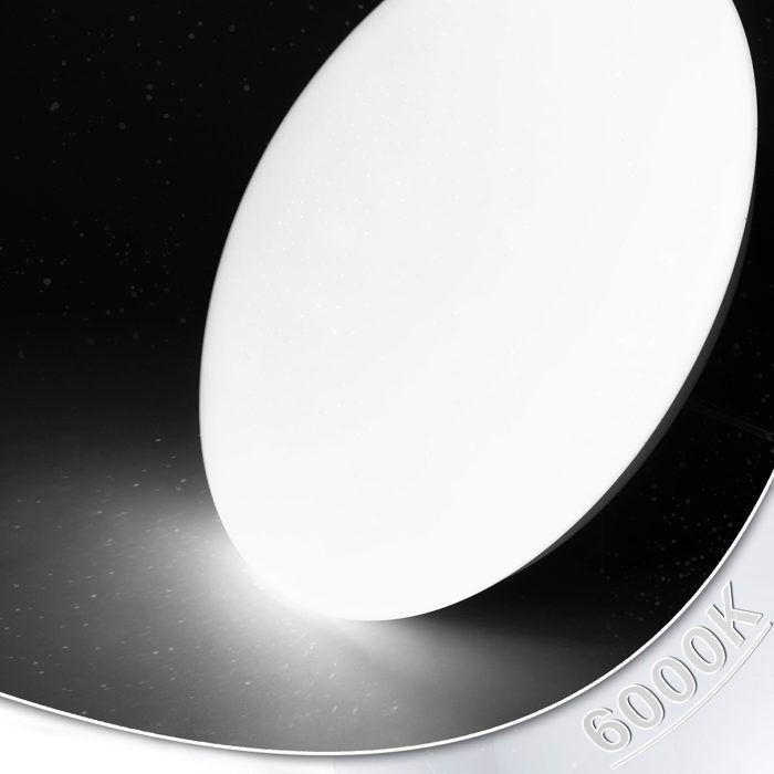 Plafonnier LED - NETTLIFE - Rond 16,5 cm - 5W - 6500K - Lot de 2