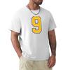 Yellow Number  Lucky Sports Jersey Nine TShirt T Shirt Unisex Casual TShirt